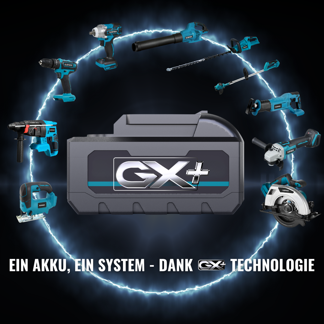GJEMAX AKKU-SCHLAGSCHRAUBER 18V | 520NM