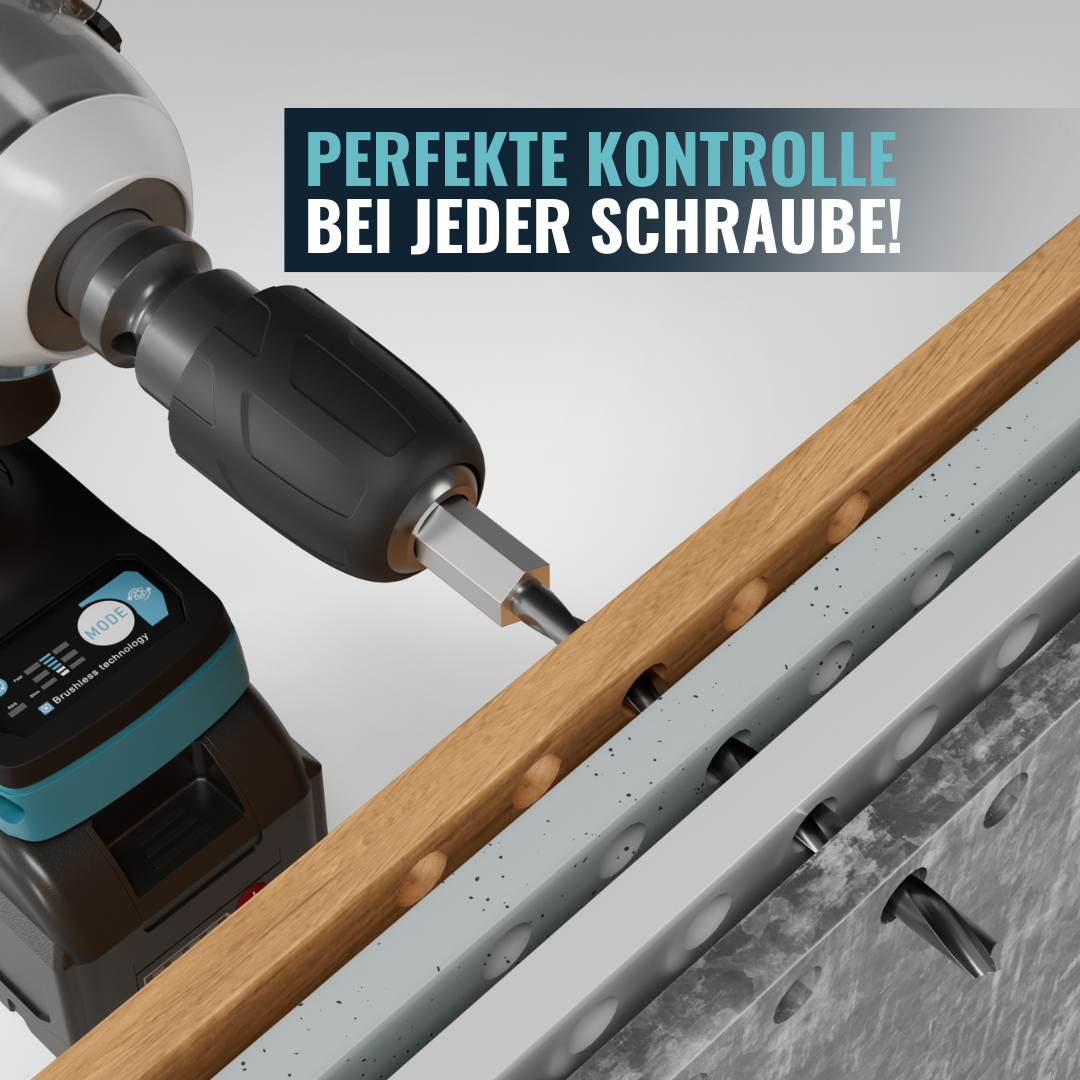 GJEMAX AKKU-SCHLAGSCHRAUBER 18V | 520NM