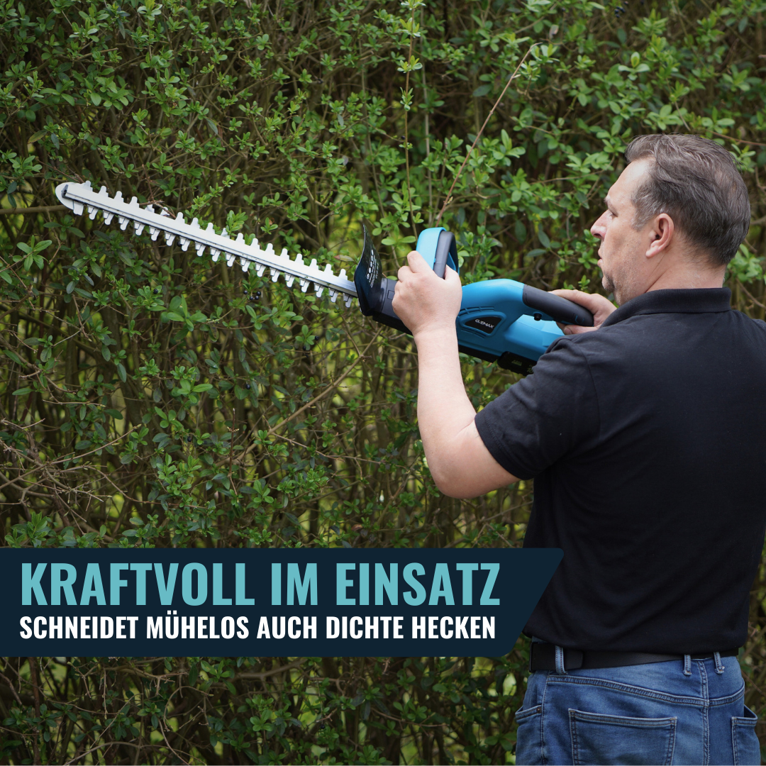 GJEMAX AKKU-HECKENSCHERE SET