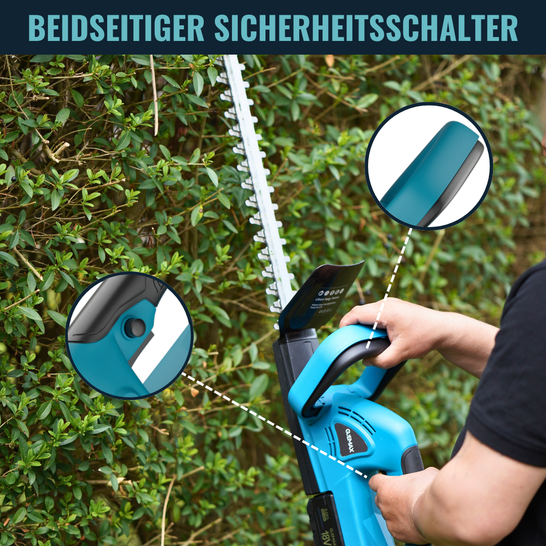 GJEMAX AKKU-HECKENSCHERE SET