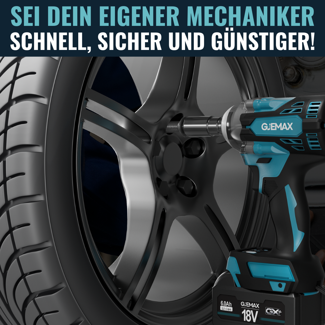 GJEMAX AKKU-SCHLAGSCHRAUBER 18V | 520NM