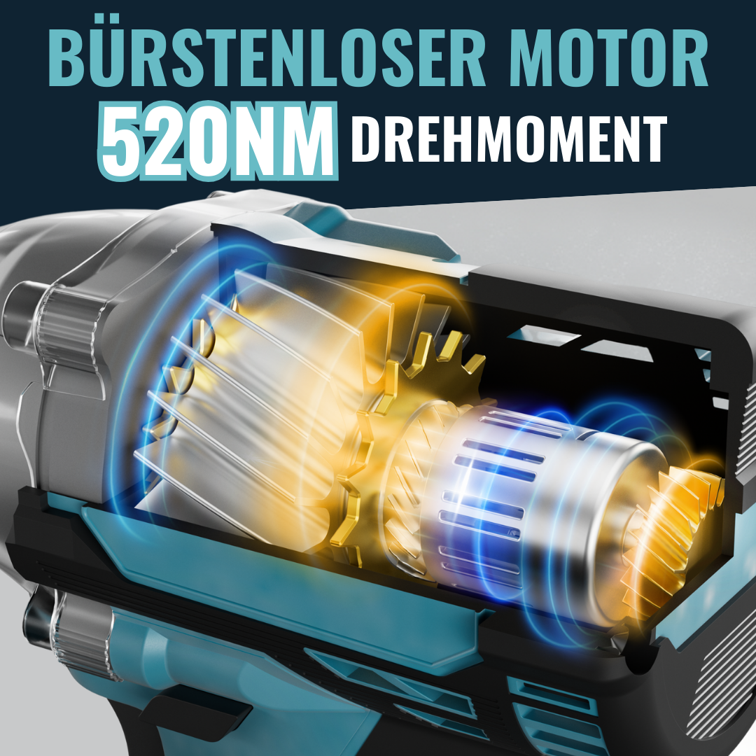 GJEMAX AKKU-SCHLAGSCHRAUBER 18V | 520NM