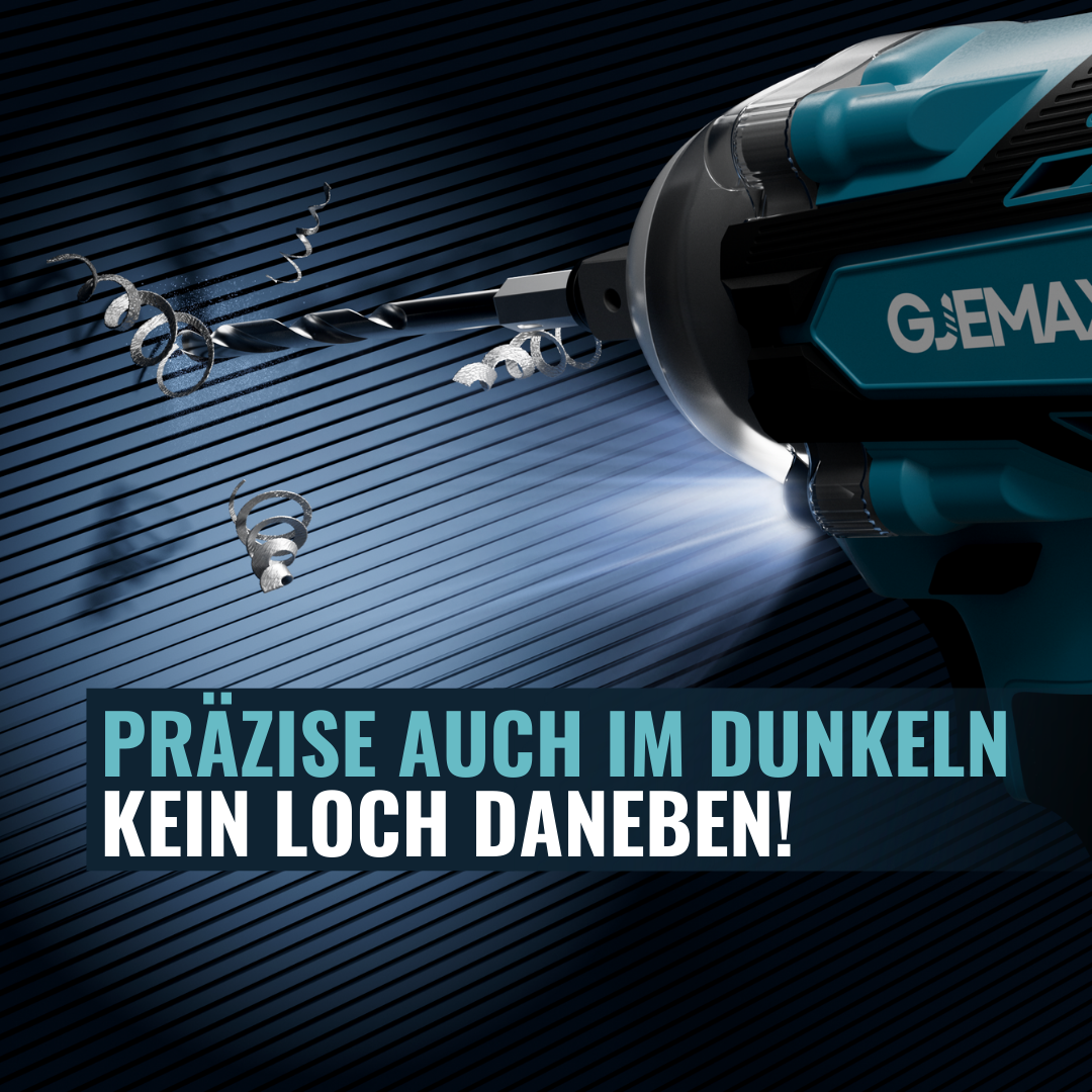 GJEMAX AKKU-SCHLAGSCHRAUBER 18V | 520NM